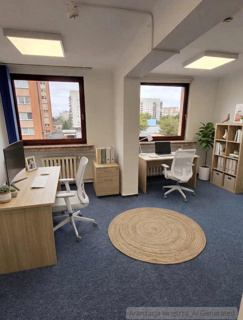 Do wynajęcia lokal biurowy 22 m² w budynku biurowym na Bałutach w Łodzi