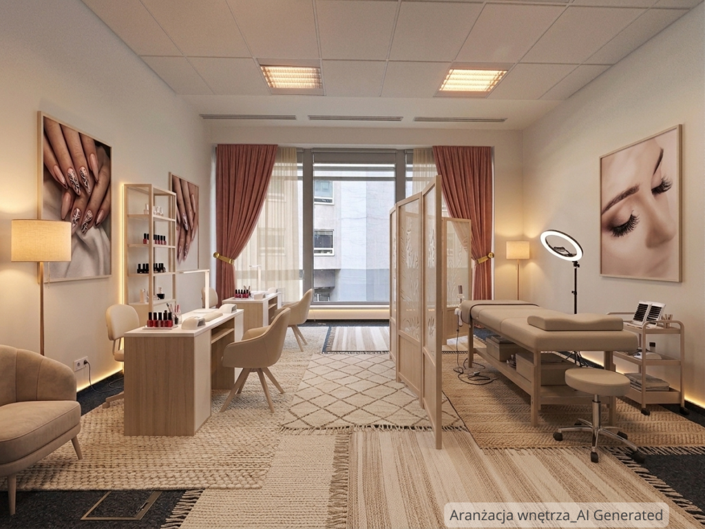 Lokal 22 m² na usługi beauty – Marynarska Point 2, Mokotów