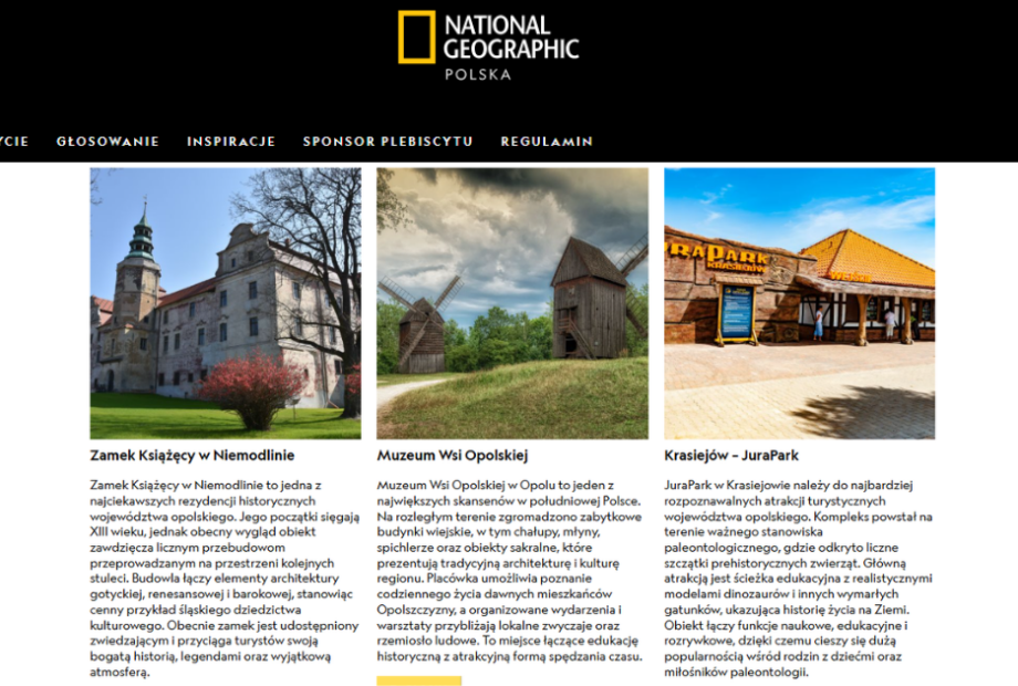 Zamek Książęcy w Niemodlinie nominowany w plebiscycie „Cuda Polski 2026” National Geographic Traveler!
