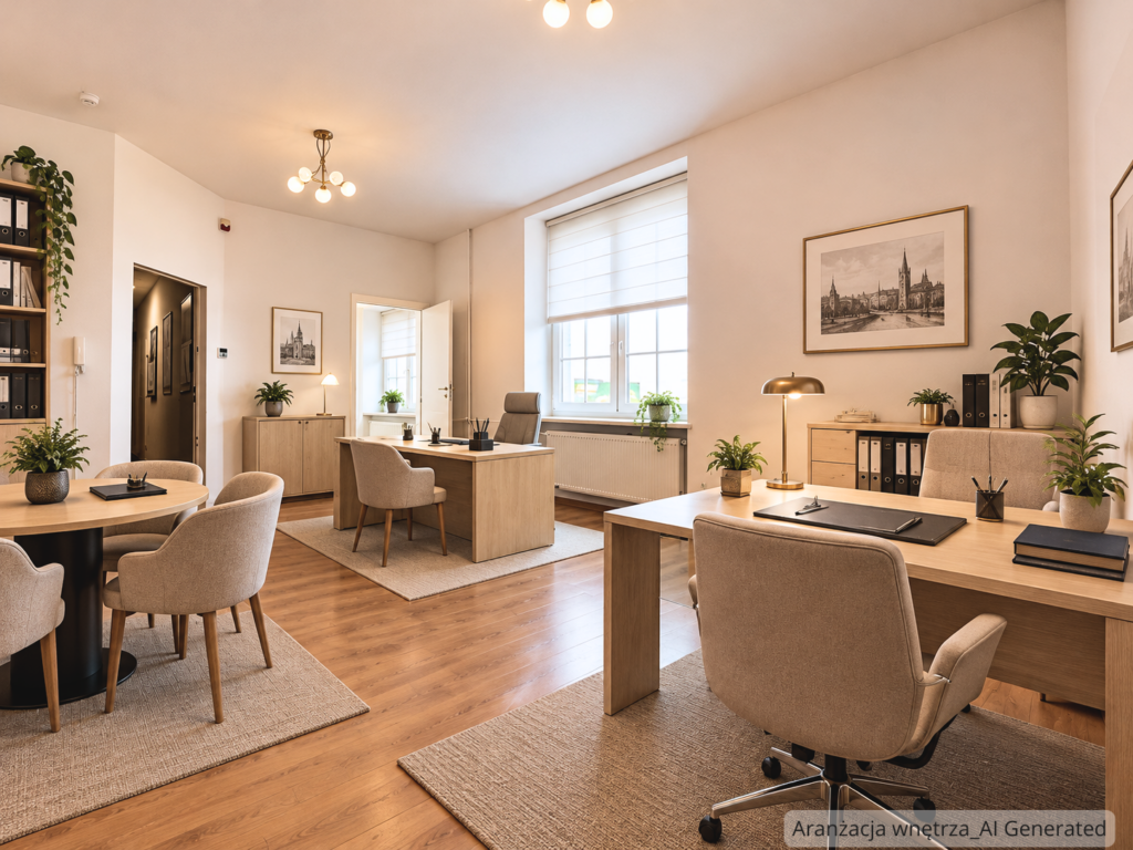 Biuro 52 m² – al. Mickiewicza 15 I Łódź centrum